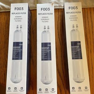 F003 Refrigerator Water Filter Replacement - White